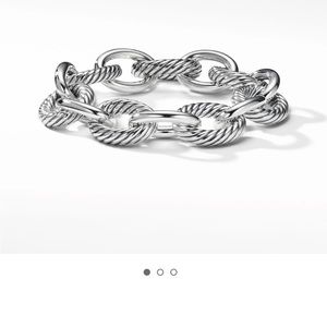 David yurman silver chain bracelet